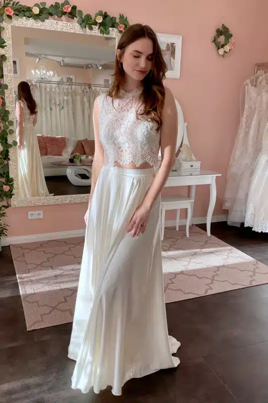 Zweiteiliges Brautkleid VeryNice Top mit Rock_2