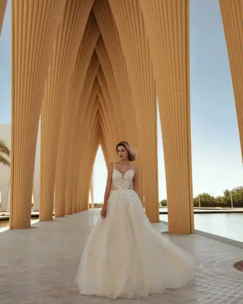 ABBY Boho Brautkleid Tüllrock (2)