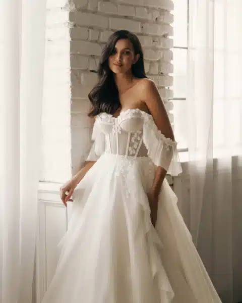 ZAYANA Korsagenkleid mit Schnürung (2)