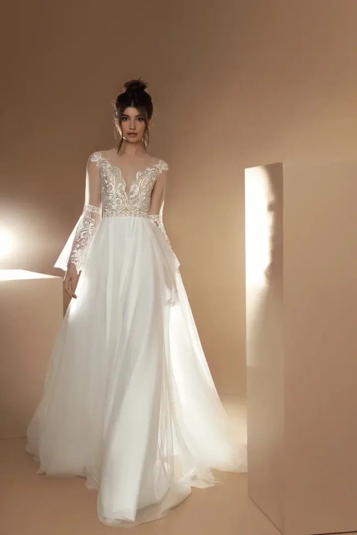 Boho Brautkleid im Vintage Look Brautmode aus Winsen bei Lüneburg