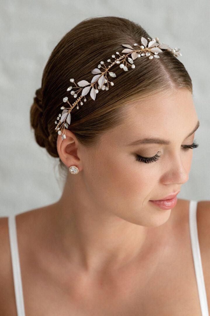Brautschmuck Haarband für Boho Brautmode